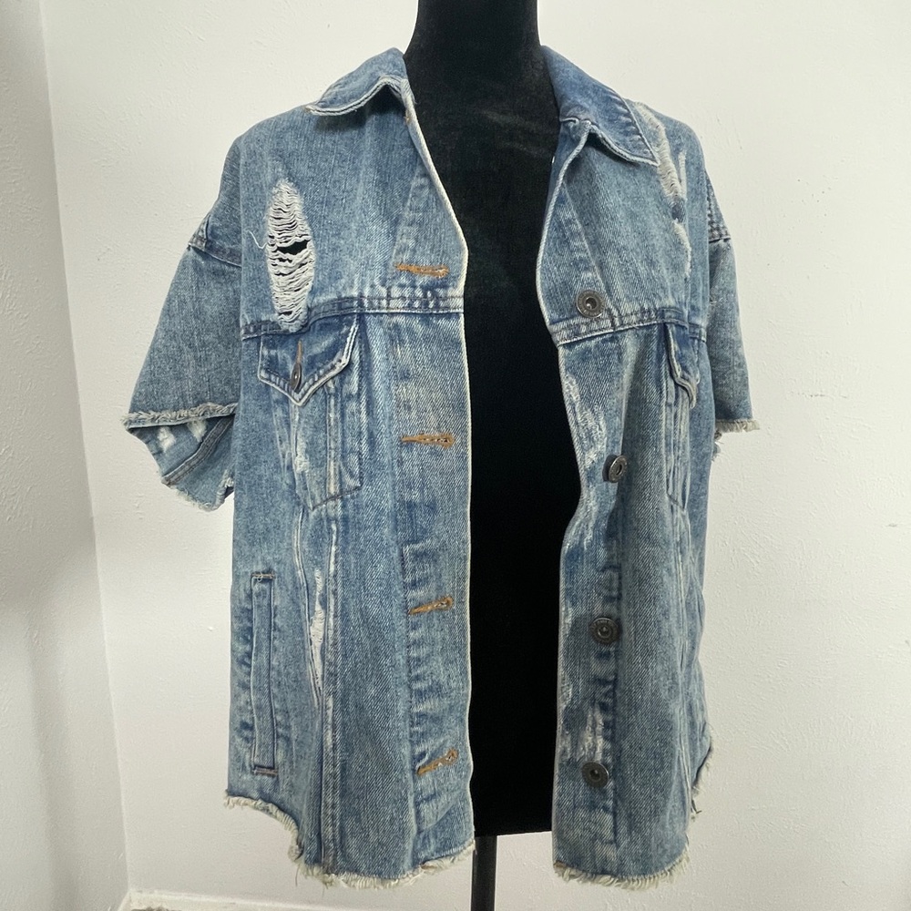 Highway Jeans Short-sleeved Jean Jacket